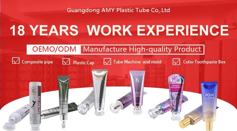 Pure Aluminum Tube Cosmetic Packaging Tube Collapsible Tube