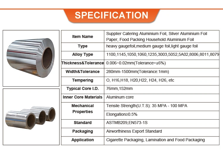 Ultra Wide and Narrow 1060 Pure Aluminum Foil Preference A1060 Pure Aluminum Foil Small Roll 1060 Aluminum Foil