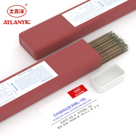 Atlantic Factory Direct 3.2mm Chc308 Eni-Ci Varilla de soldadura de aluminio cubierta con núcleo de níquel puro