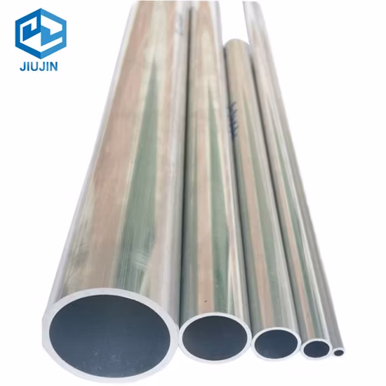 Tubos de perfil de aleación de aluminio de tamaño personalizado Tubo redondo de aleación de aluminio 1145 Tubo de aluminio puro de aleación 1100 1050